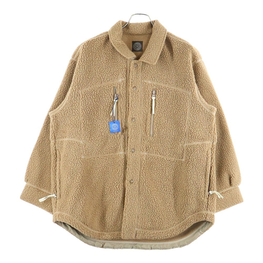 Porter Classic(ポータークラシック) POLARTEC FLEECE ZIP UP JACKET ポーラーテック フリースジップアップジャケット ブラウン