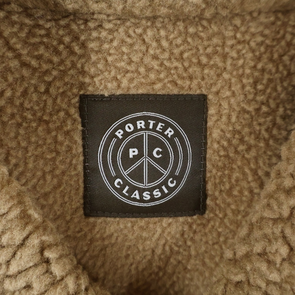 Porter Classic(ポータークラシック) POLARTEC FLEECE ZIP UP JACKET ポーラーテック フリースジップアップジャケット ブラウン