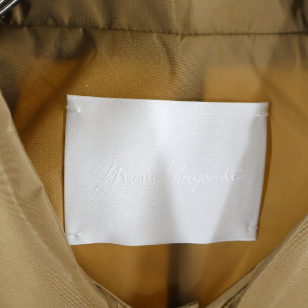 Mame Kurogouchi(マメ クロゴウチ) 23SS Nylon Taffeta Coach Jacket ナイロンタフタ コーチジャケット レディース ブラウン MM23PS-JK721