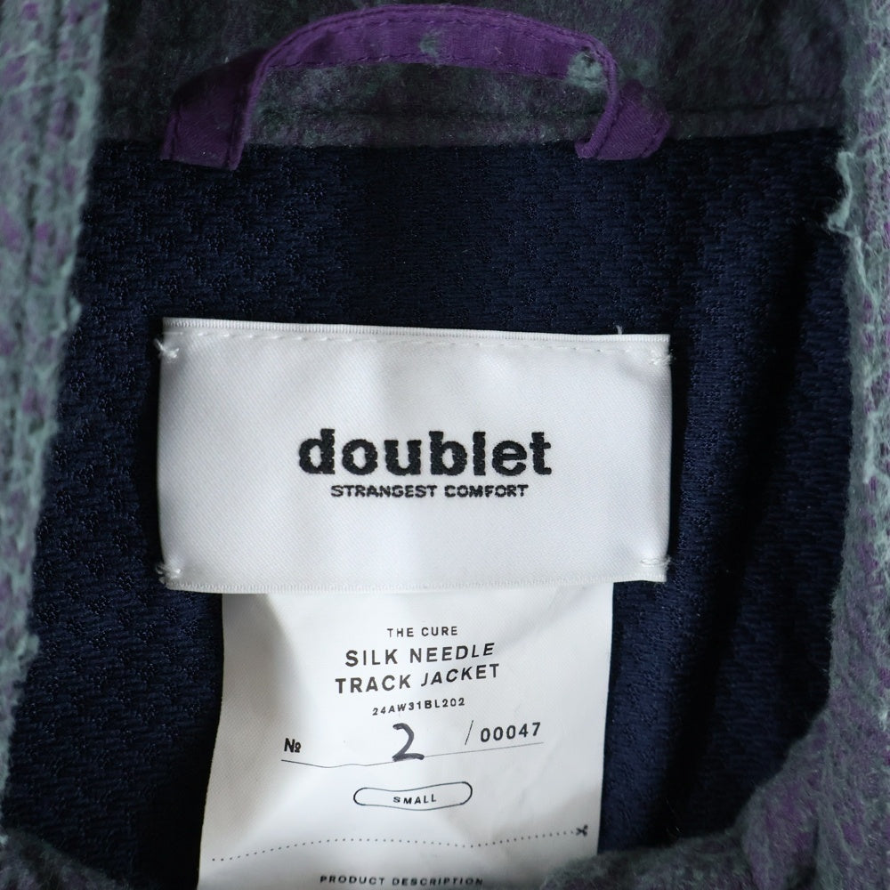 doublet(ダブレット) 24AW SILK NEEDLE TRACK JACKET シルクニードル トラックジャケット マルチカラー 24AW31BL202