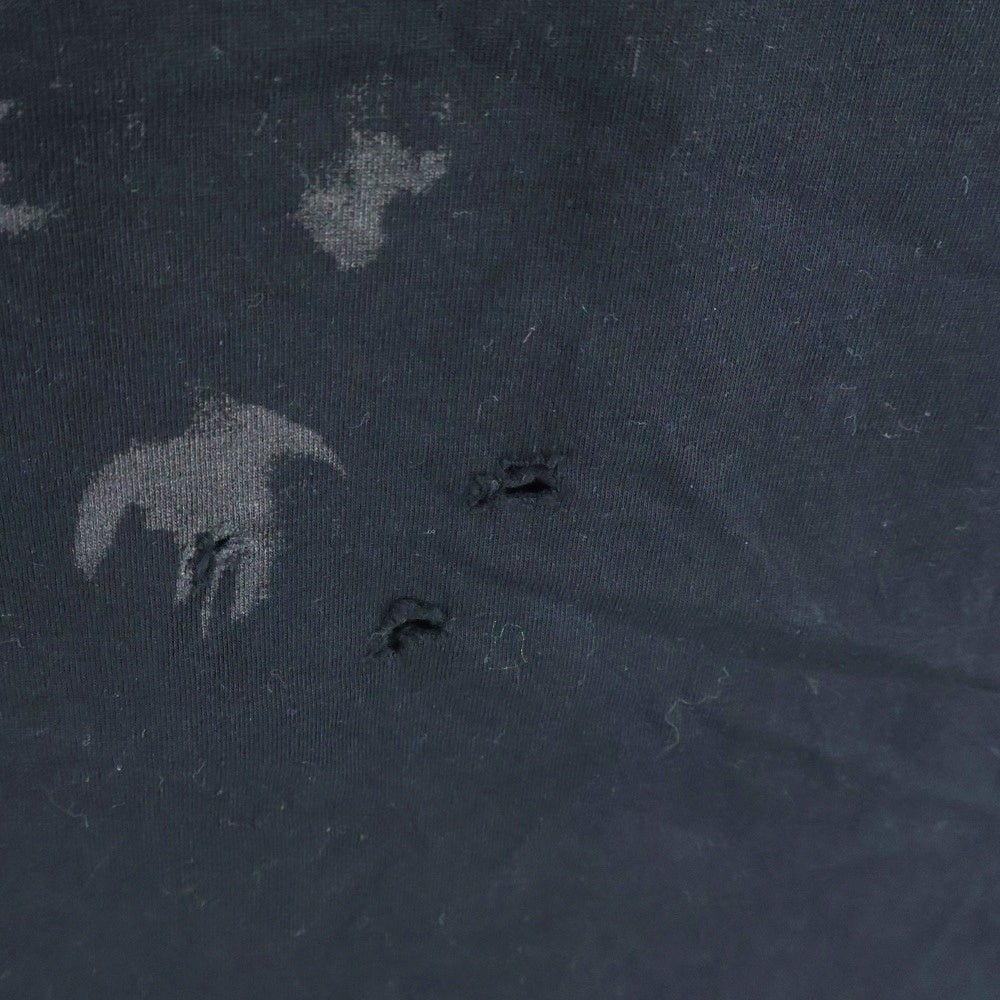 doublet(ダブレット) 22SS AOYAMA ROCK NO SLEEVE T-SHIRT 洋服の青山 ロック ノースリーブTシャツ カットソー ブラック 22SS73CS225