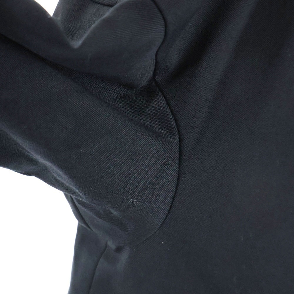 SISE(シセ) 22AW NO COLLER BLOUSON JACKET ノーカラー スナップボタン ブルゾン ジャケット ブラック NA-JK-03