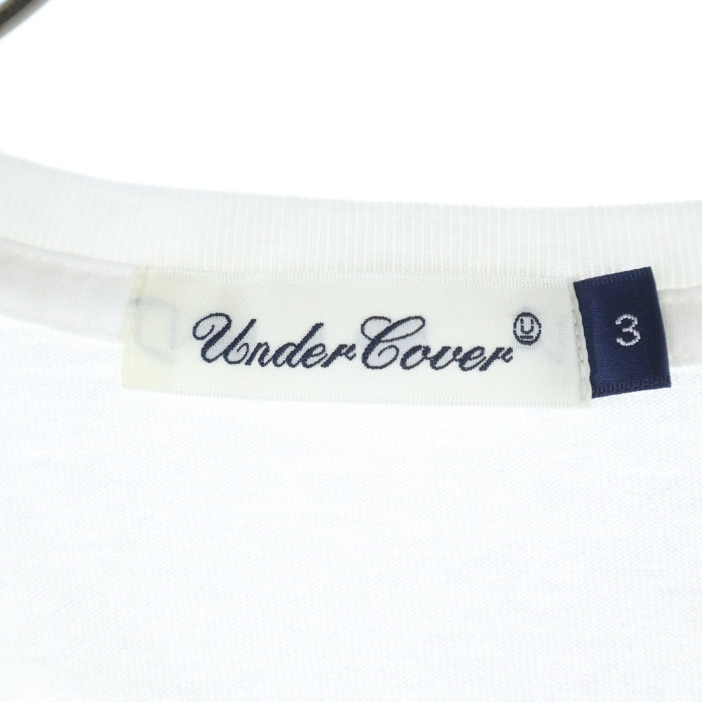 UNDERCOVER(アンダーカバー) ×A CLOCKWORK ORANGE アクロックワークオレンジ 両面プリント クルーネック 半袖Tシャツ カットソー ホワイト