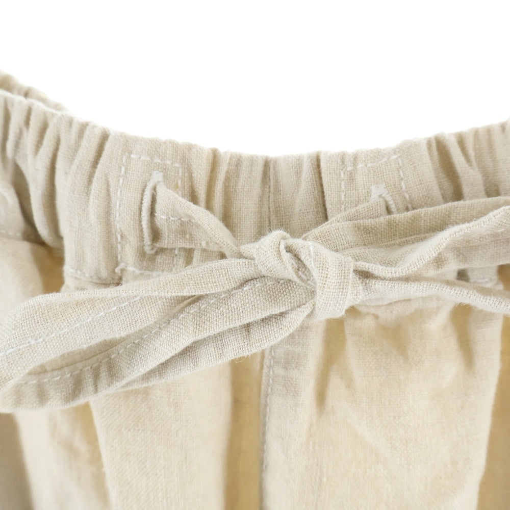 Porter Classic(ポータークラシック) VINTAGE LINEN PANTS ヴィンテージリネン ドローストリング パンツ ベージュ