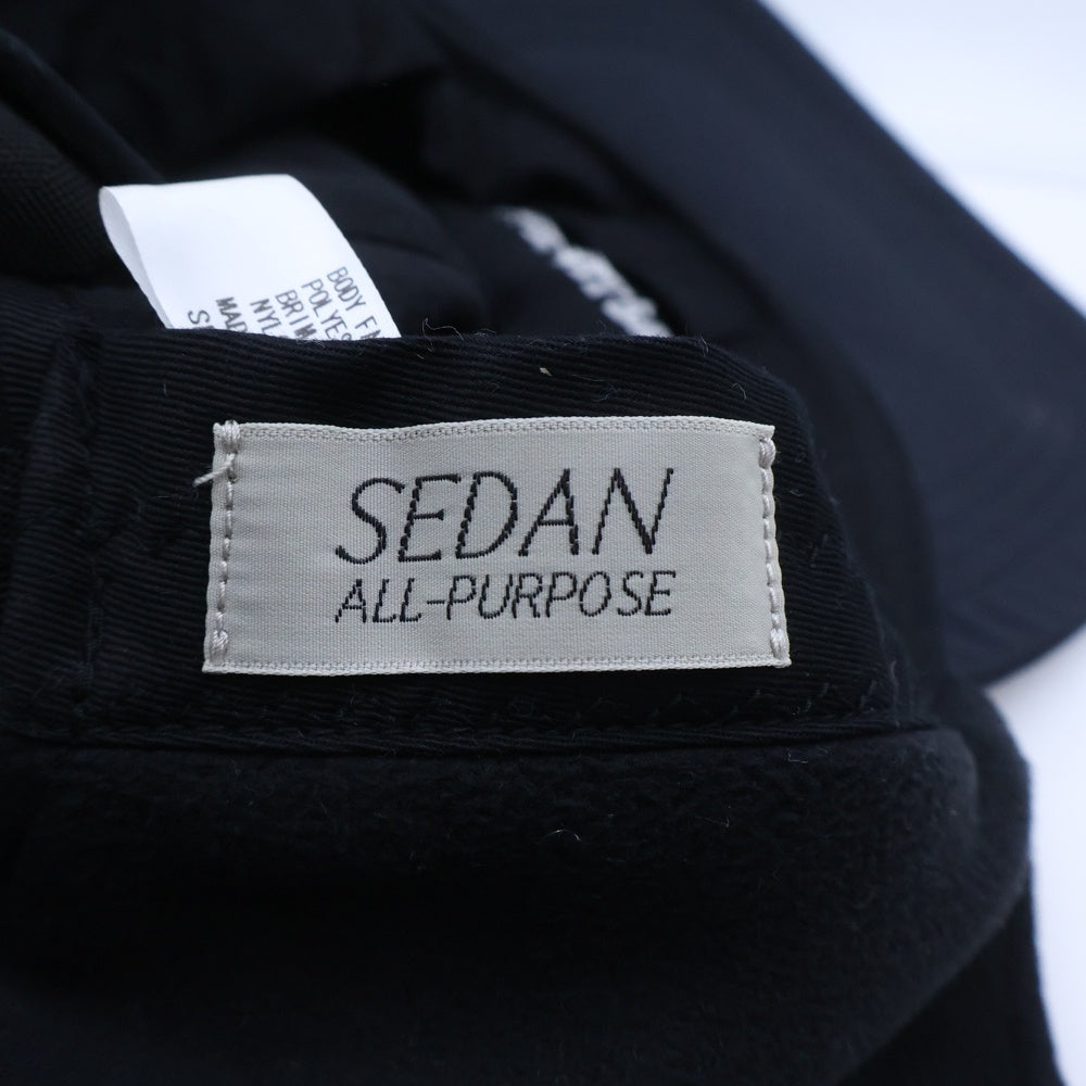 SEDAN ALL-PURPOSE(セダン オールパーパス) 24AW Arch Logo Ear Flap Fleece Cap アーチロゴ イアーフラップ フリースキャップ 帽子 ブラック SD23F-CP05