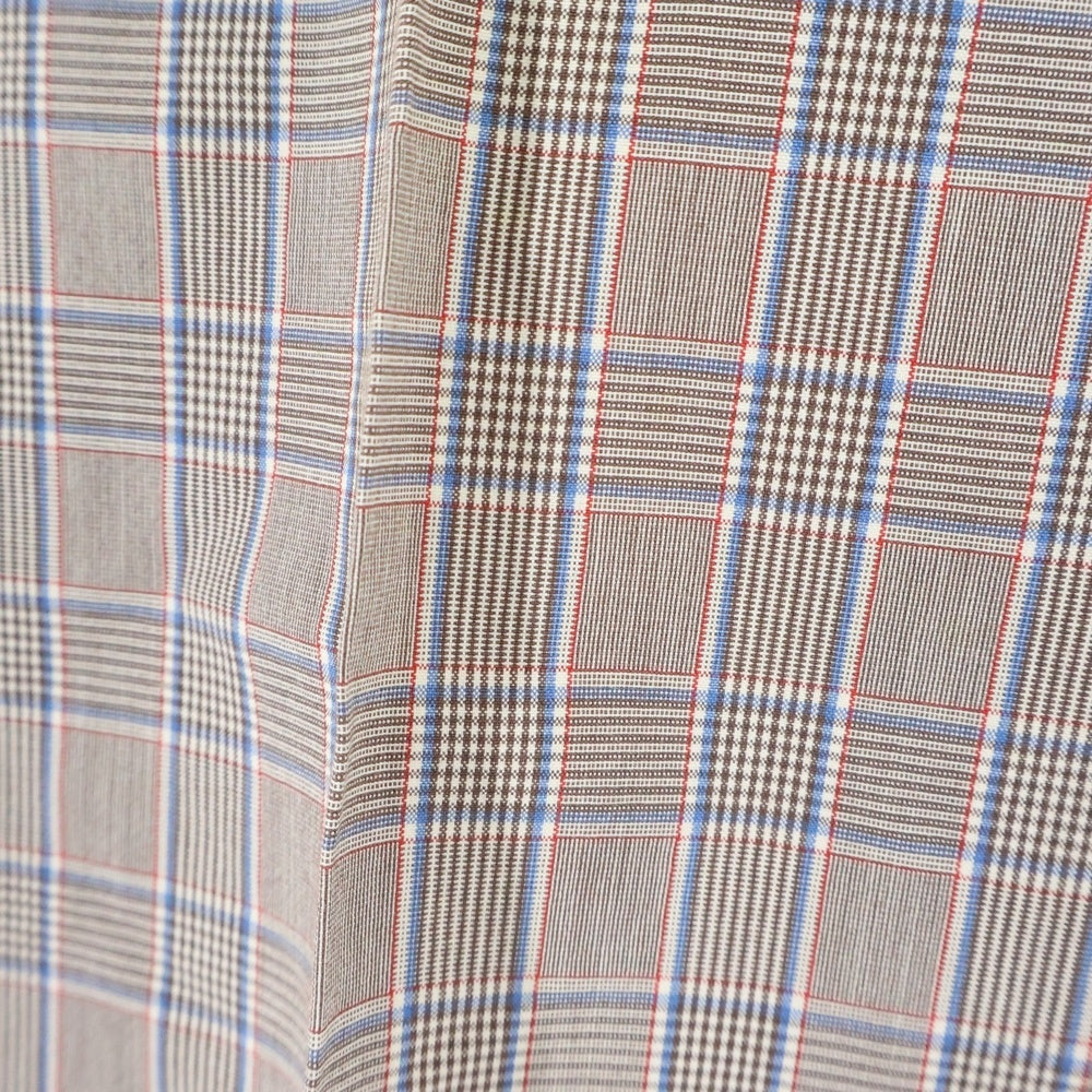 INCOTEX(インコテックス) SLOWEAR チェック柄 スラックス パンツ