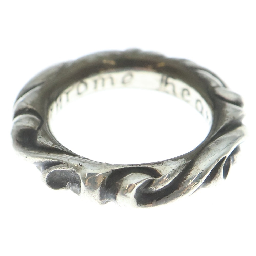 CHROME HEARTS(クロムハーツ) SCRL BAND スクロールバンド リング シルバー BCA351