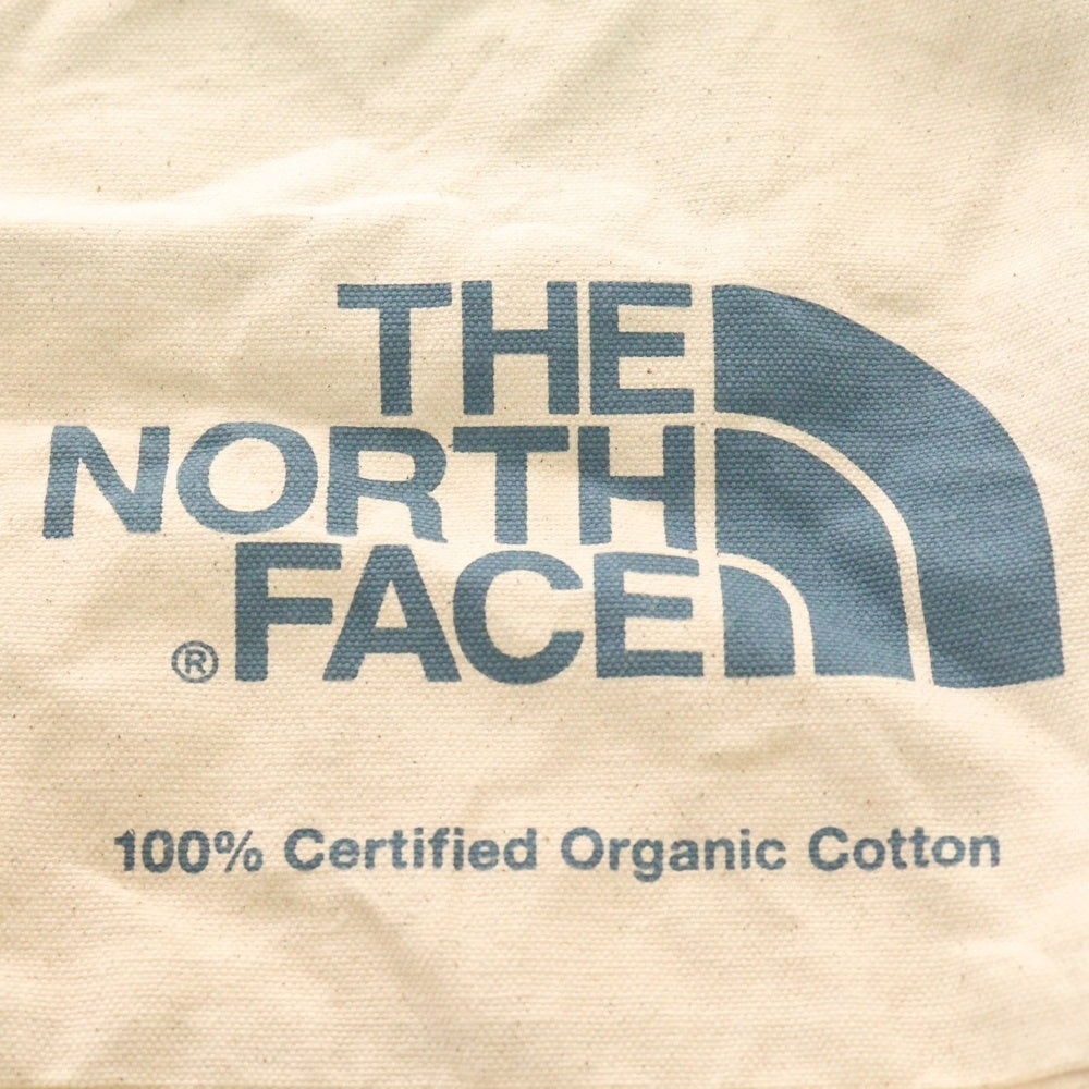 THE NORTH FACE(ザノースフェイス) オーガニックコットン ショルダーバッグ ナチュラル/ブルー NM82386
