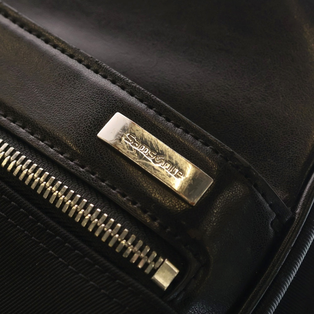 SAMSONITE(サムソナイト) エピッドプラス リュック レザー切り替え バックパック ブラック