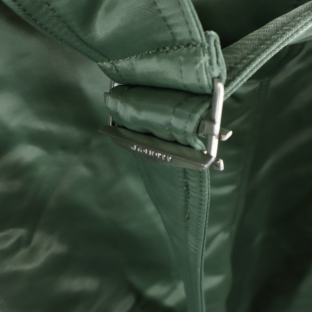AMBUSH(アンブッシュ) 20AW MA-1 HYBRID BELTED ROBE JACKET エムエーワン ハイブリッド ベルトローブ ロング ボンバージャケット カーキ BMEA002F20FAB001