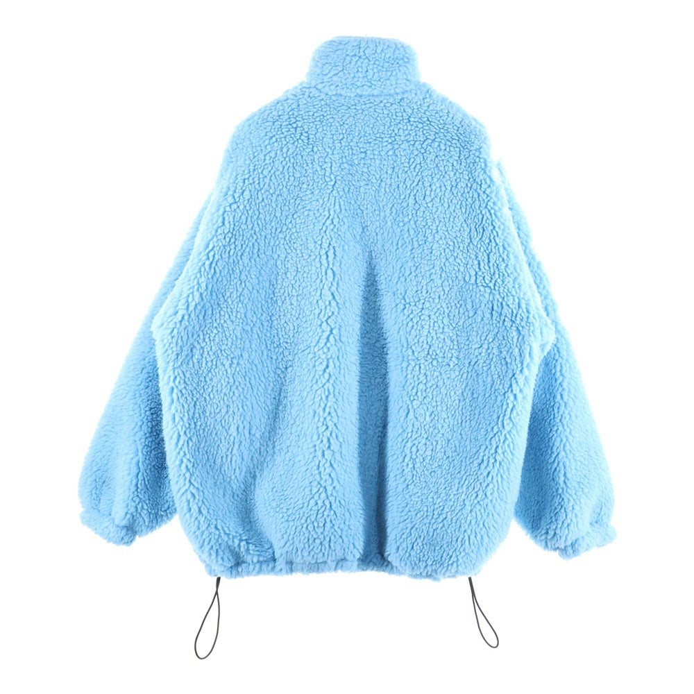 BALENCIAGA(バレンシアガ) BLUE ZIP UP BOA JACKET ダブルポケット
