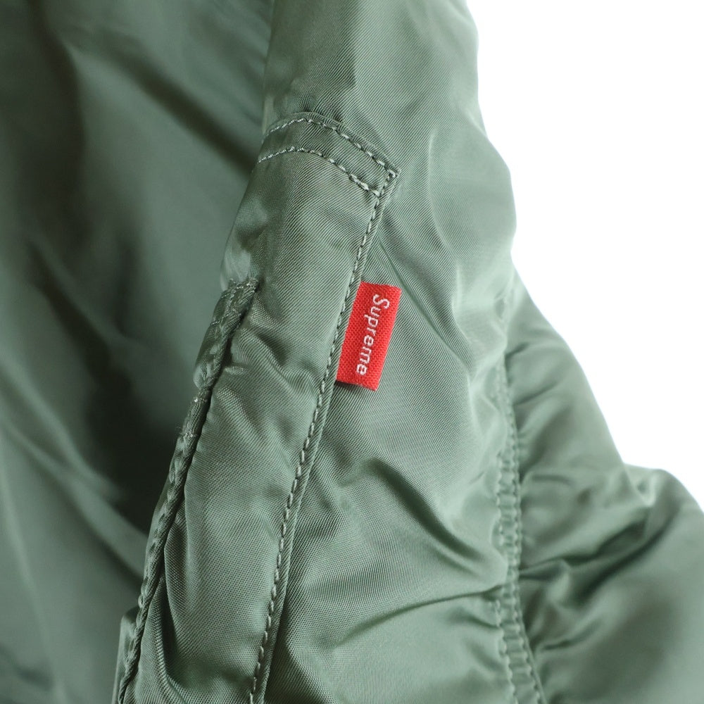 SUPREME(シュプリーム) 21AW Hooded MA-1 ナイロン フーデッド