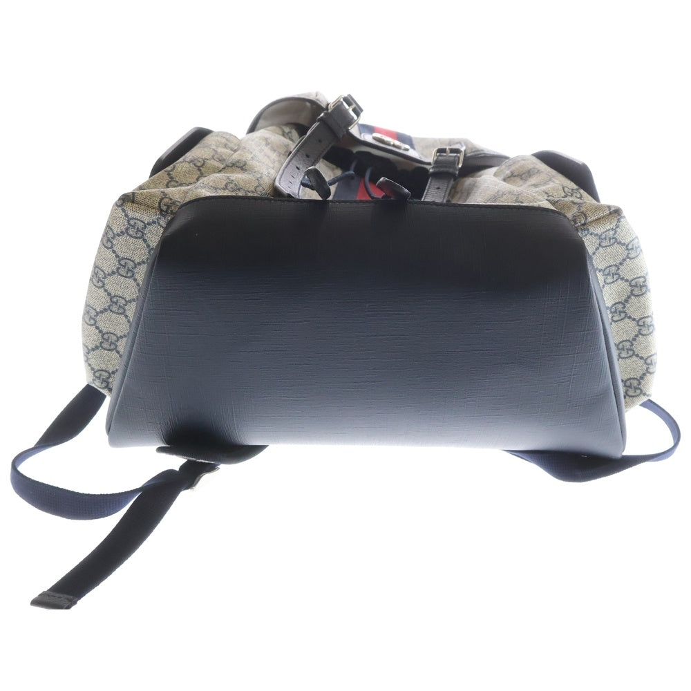 GUCCI(グッチ) オフィディア GGスプリーム バックパック ネイビー 598140