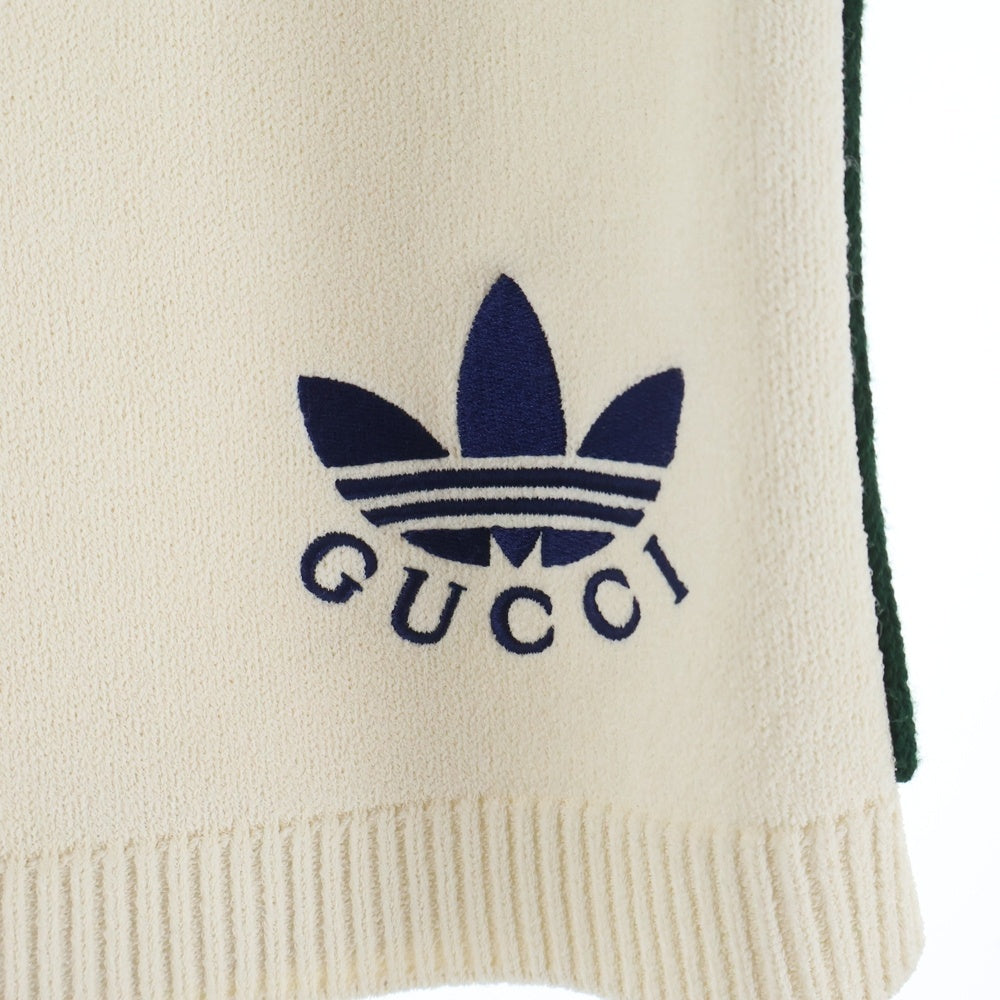 GUCCI(グッチ) ×adidas アディダス サイドライン ショーツ ハーフパンツ ホワイト 700480 XKCIF