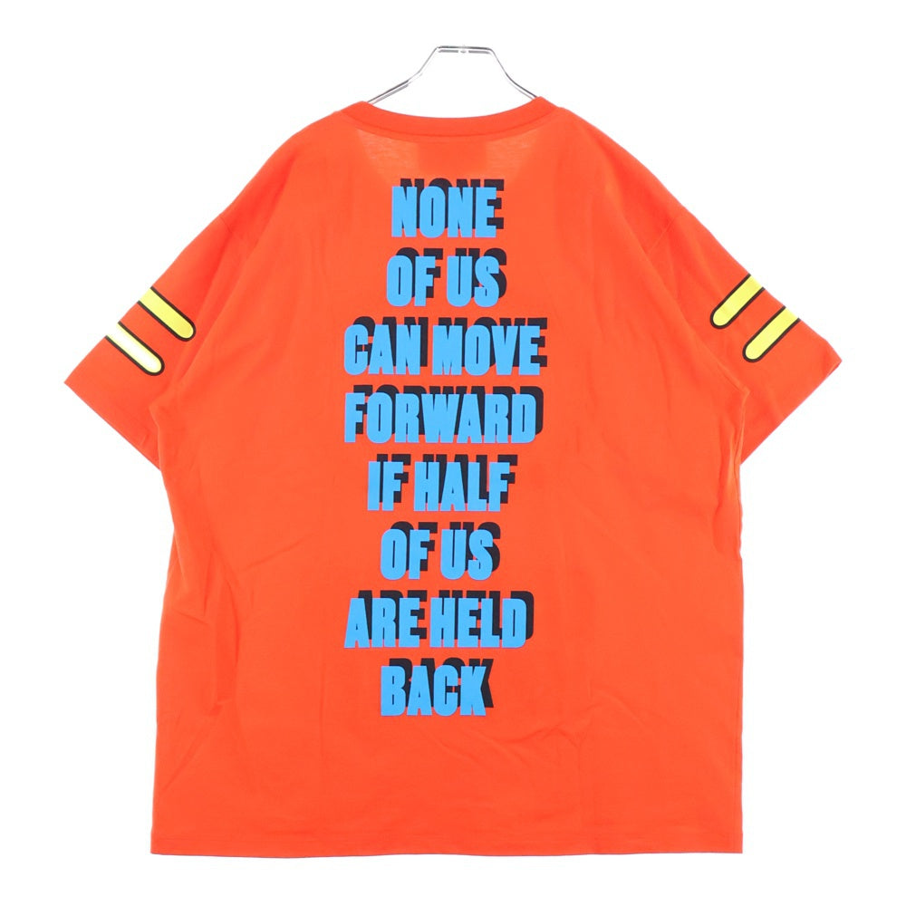 GUCCI(グッチ) 22SS CHIME FOR DHANGE プリント 半袖Tシャツ カットソー レッド