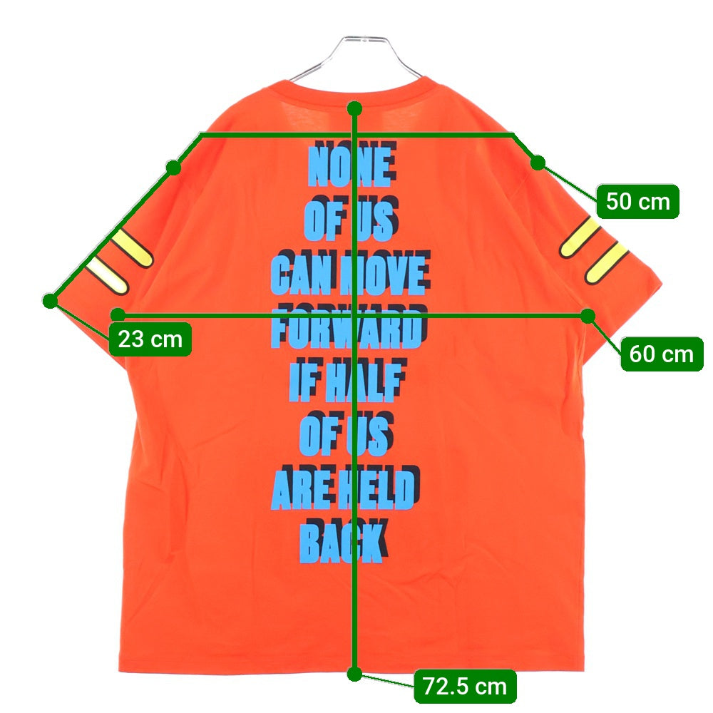 GUCCI(グッチ) 22SS CHIME FOR DHANGE プリント 半袖Tシャツ カットソー レッド