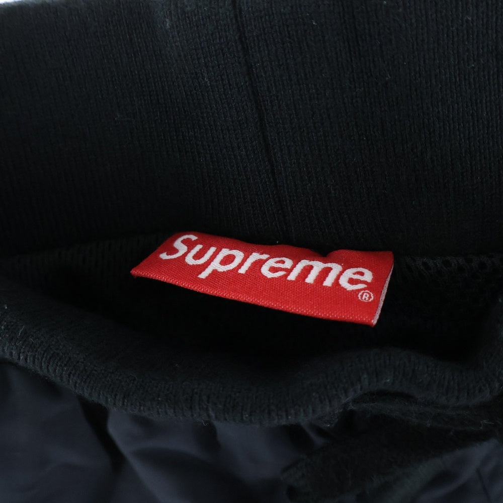 SUPREME(シュプリーム) 23SS Applique Track Pants サイドライン ナイロン トラックパンツ ブラック