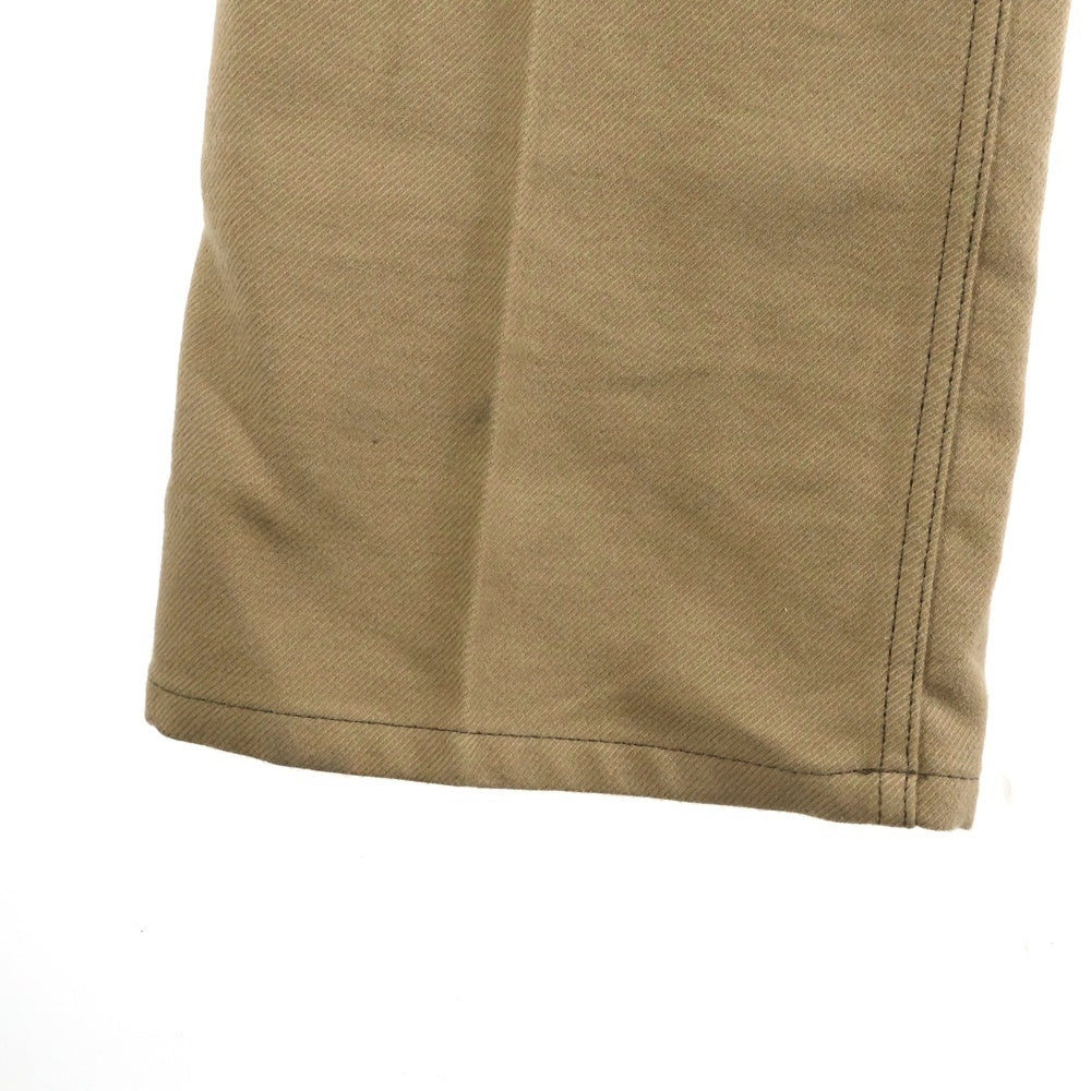 Maison Margiela(メゾンマルジェラ) 21AW Flare Pants フレアパンツ ボトムス キャメル ブラウン
