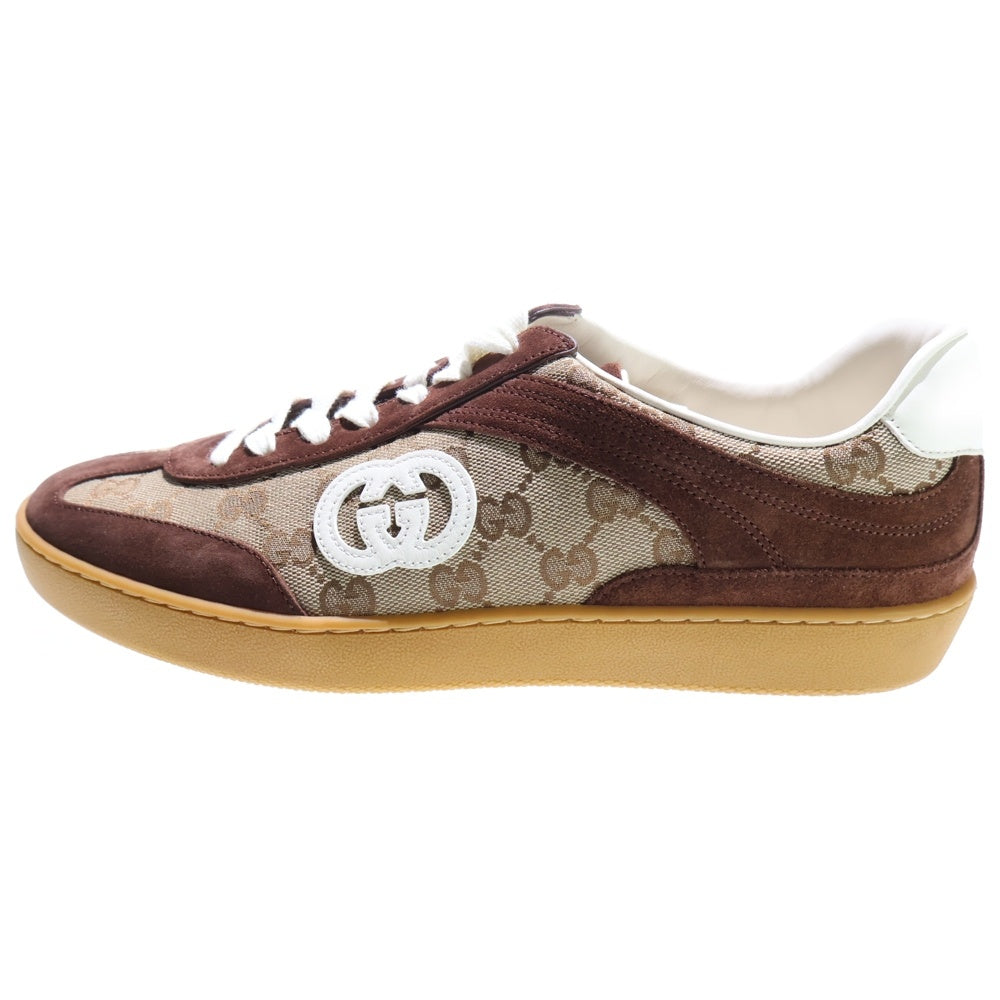 GUCCI(グッチ) G75 GGキャンバス ローカットスニーカー ブラウン 791742