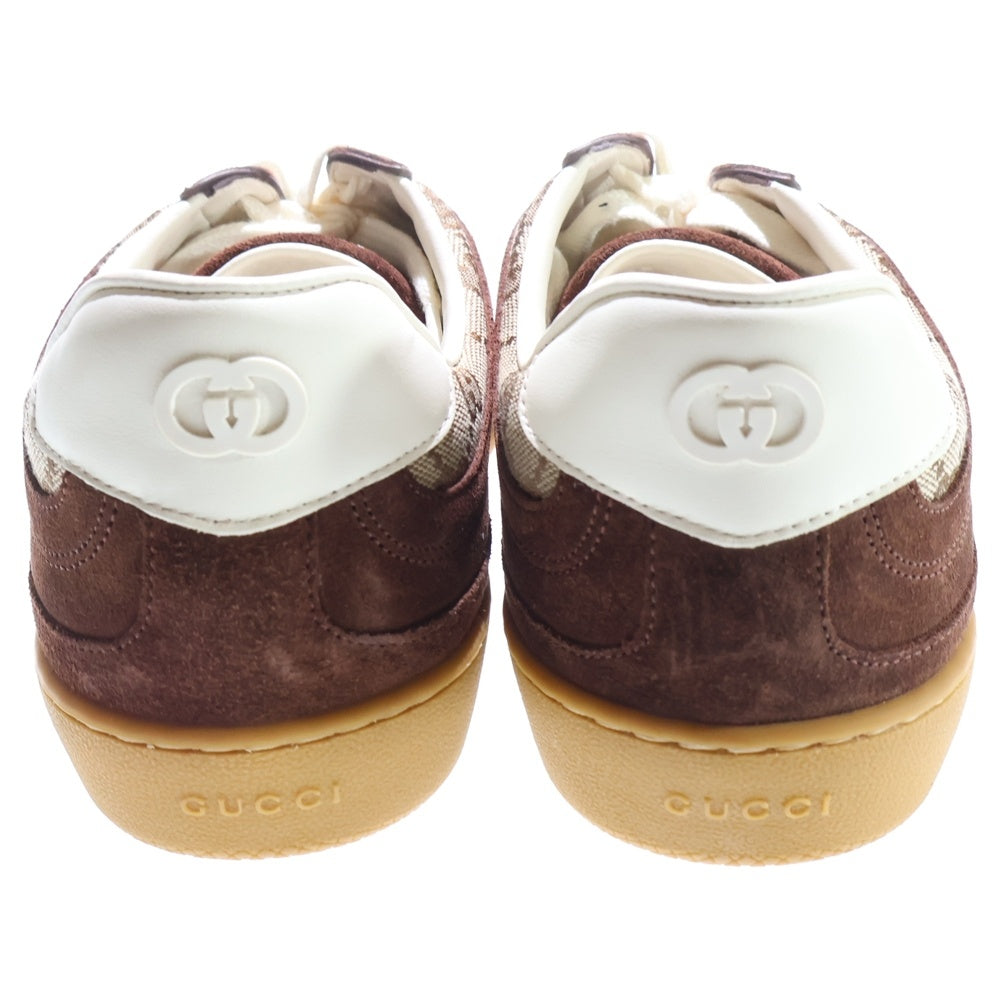 GUCCI(グッチ) G75 GGキャンバス ローカットスニーカー ブラウン 791742