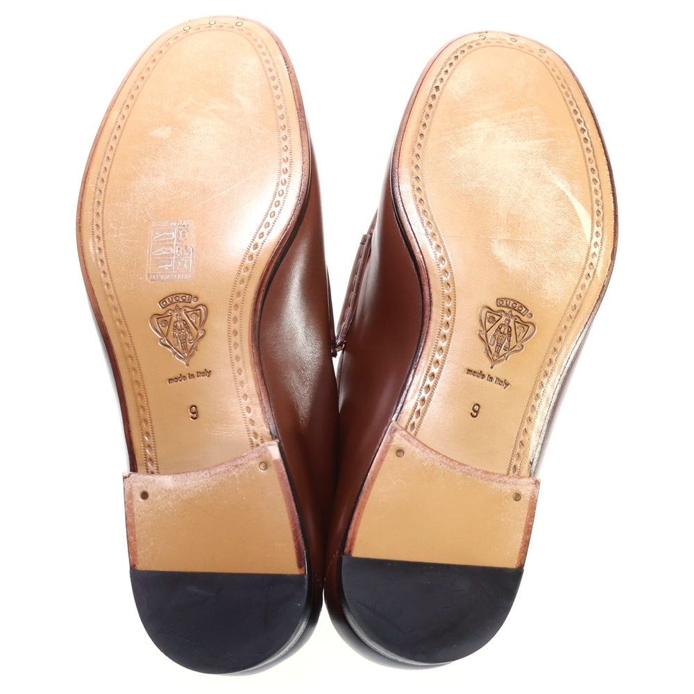 GUCCI(グッチ) ホースビット ローファー シューズ ブラウン