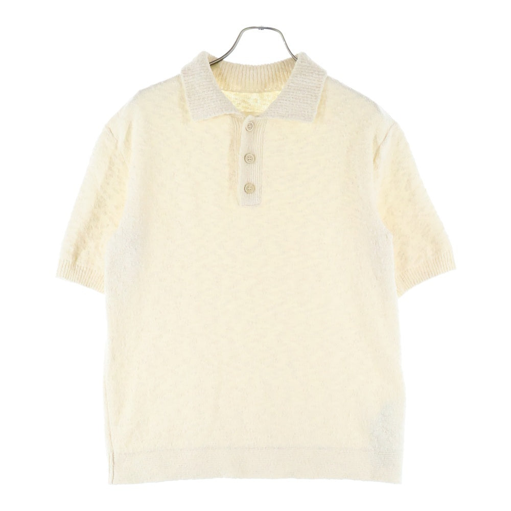Maison Martin Margiela(メゾンマルタンマルジェラ) 23SS ニットポロシャツ 半袖 ホワイト S51GL0043