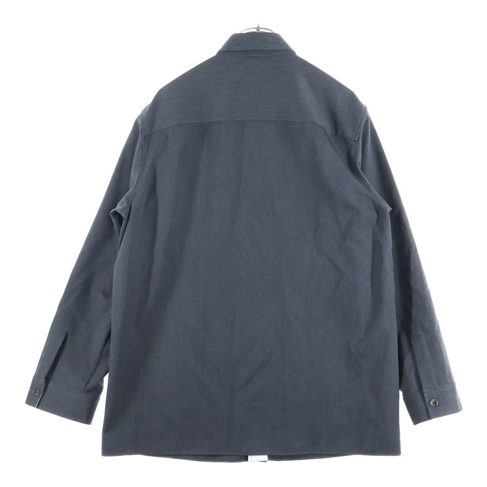 GUCCI(グッチ) 24AW エンブロイダリーサイドロゴ シャツ グレー 794866