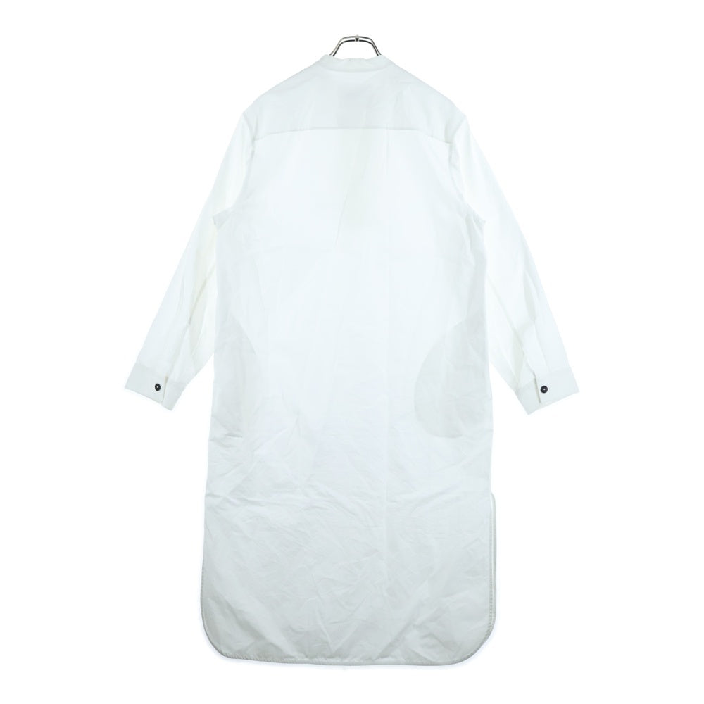 JIL SANDER +(ジルサンダープラス) 21AW バンドカラープルオーバー 長袖シャツ ワンピース ホワイト JPPS500005 レディース