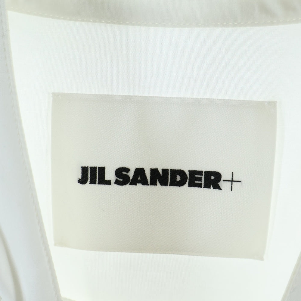 JIL SANDER +(ジルサンダープラス) 21AW バンドカラープルオーバー 長袖シャツ ワンピース ホワイト JPPS500005 レディース