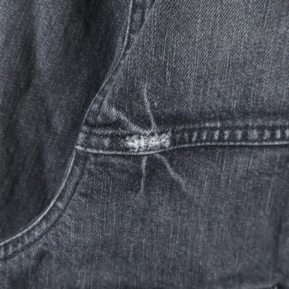 ISAMU KATAYAMA BACKLASH(イサムカタヤマバックラッシュ) THE DENIM STRETCH SELVEDGE DENIM 2ND. JACKET ストレッチ混 セルヴィッチデニムトラッカージャケット ブラック D-704L-BK