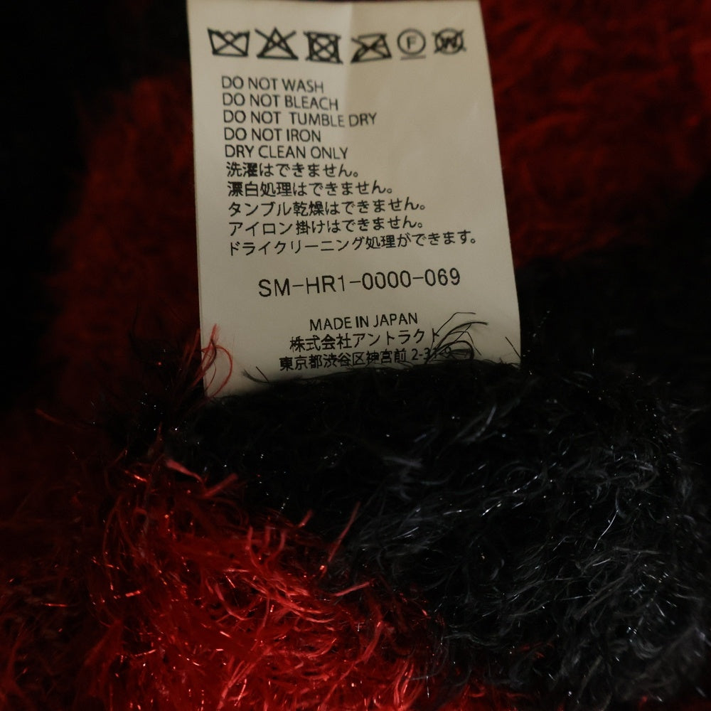 SAINT MICHAEL(セントマイケル) 25AW CREW NECK KNIT / GLITTER BORDER