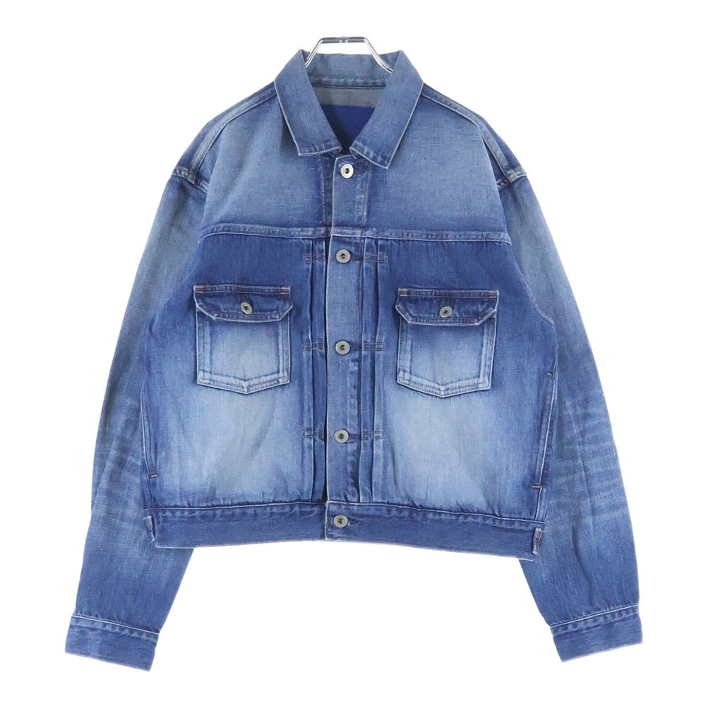 MOMOTARO JEANS(桃太郎ジーンズ) 001 STANDARD DENIM JACKET 14.7oz スタンダード デニムジャケット Gジャン インディゴ MMGJ0001