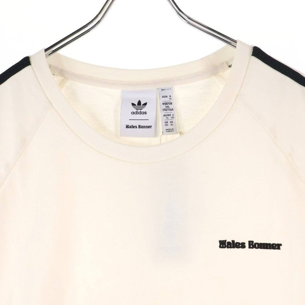 adidas(アディダス) ×WALES BONNER Wb S/S TEE ×ウェールズボナー クルーネック 半袖Tシャツ カットソー ホワイト IT9788