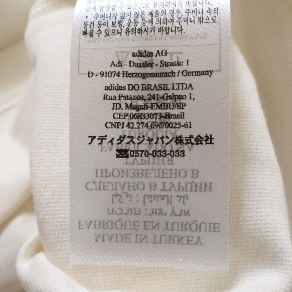 adidas(アディダス) ×WALES BONNER Wb S/S TEE ×ウェールズボナー クルーネック 半袖Tシャツ カットソー ホワイト IT9788