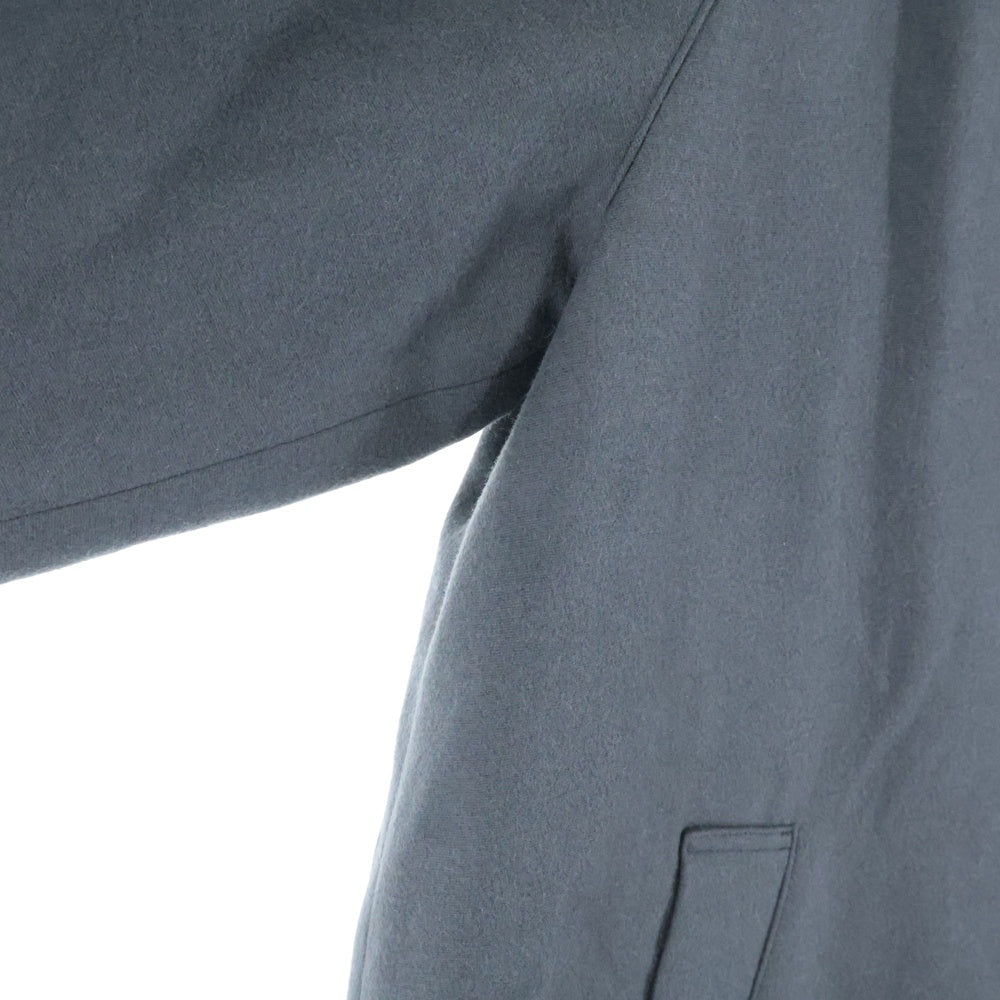 ATON(エイトン) SUPER 160S DOUBLE SAXONY BALMACAAN COAT スーパー160s ダブルサクソニー バルマカーンコート グレー SC.AG.NW.0901