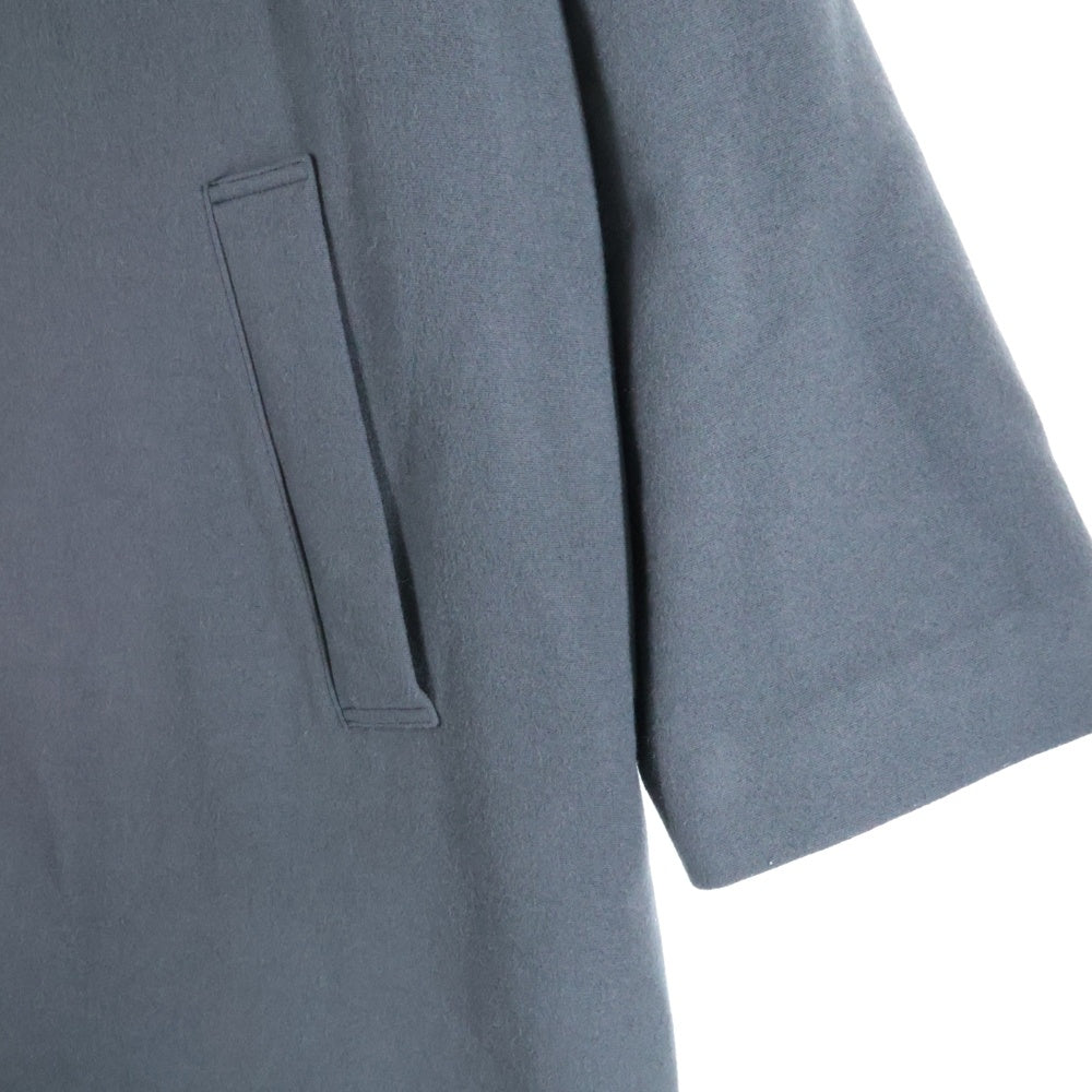 ATON(エイトン) SUPER 160S DOUBLE SAXONY BALMACAAN COAT スーパー160s ダブルサクソニー バルマカーンコート グレー SC.AG.NW.0901