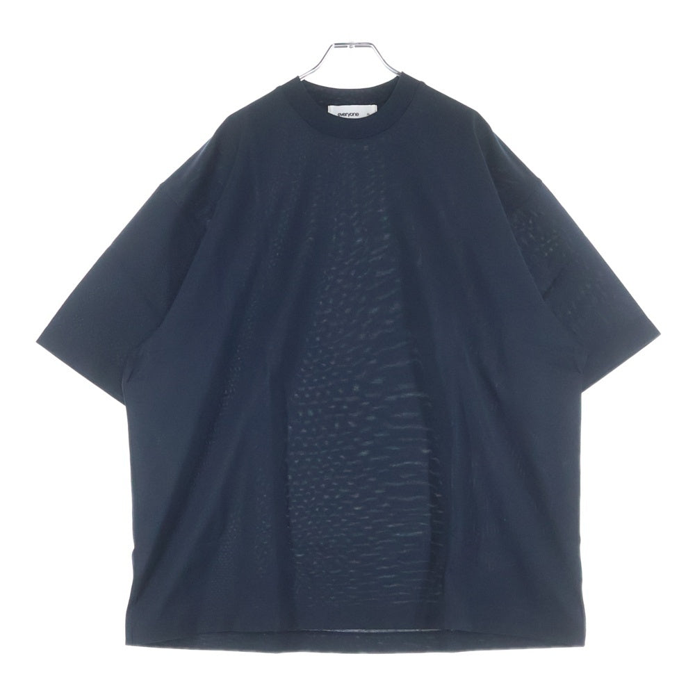 everyone(エブリワン) cotton s/s t-shirt クルーネック 半袖Tシャツ ブラック EV-CS04