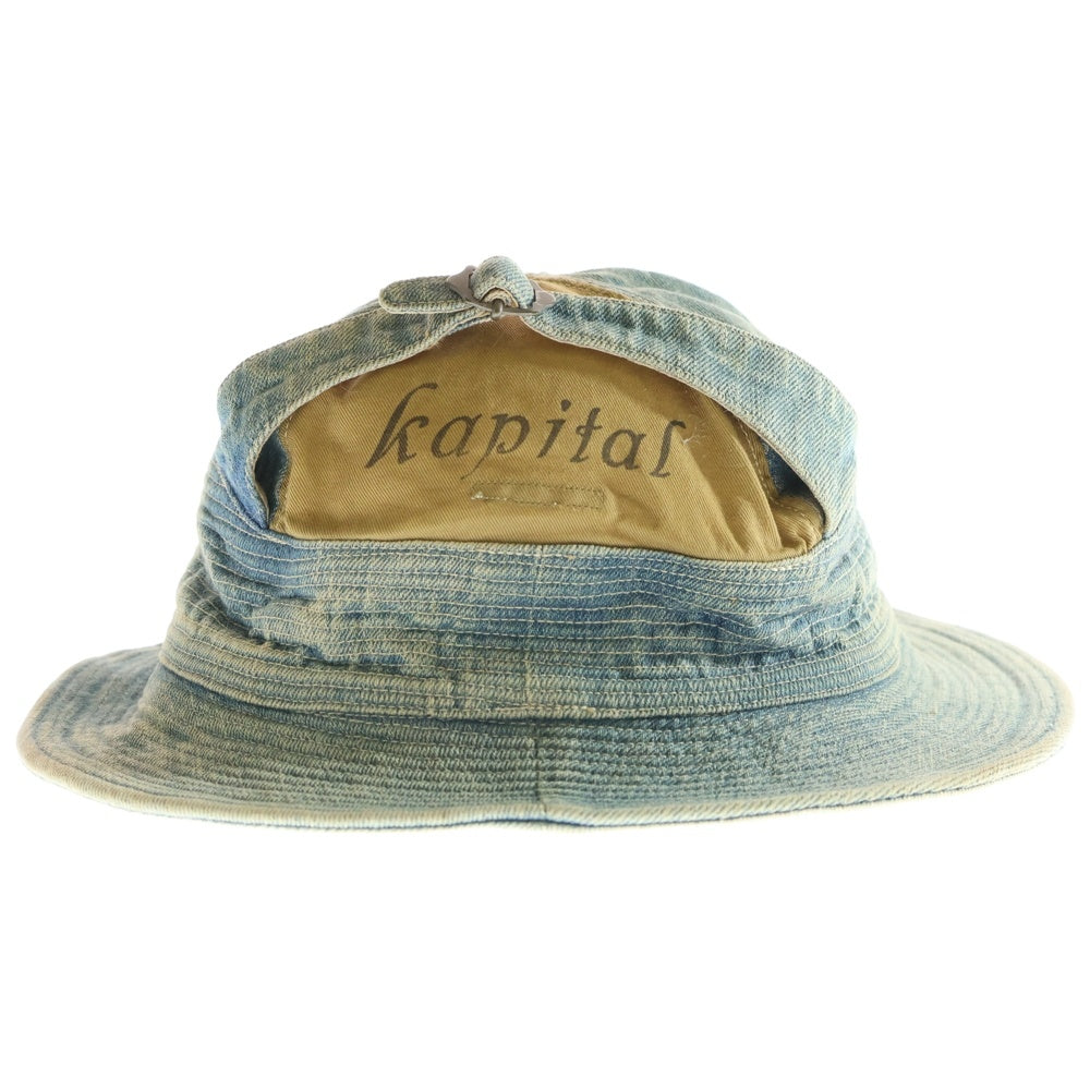 KAPITAL(キャピタル) 老人と海 デニムバケットハット 帽子 キャップ インディゴ