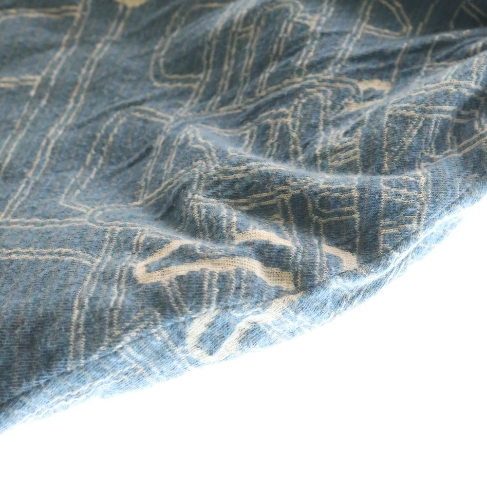 KAPITAL キャピタル KOUNTRY BORO カントリーボロ 刺し子刺繍 ミルクハンドバック ブルー KAPITAL(キャピタル) KOUNTRY BORO カントリーボロ 刺し子刺繍 ミルク