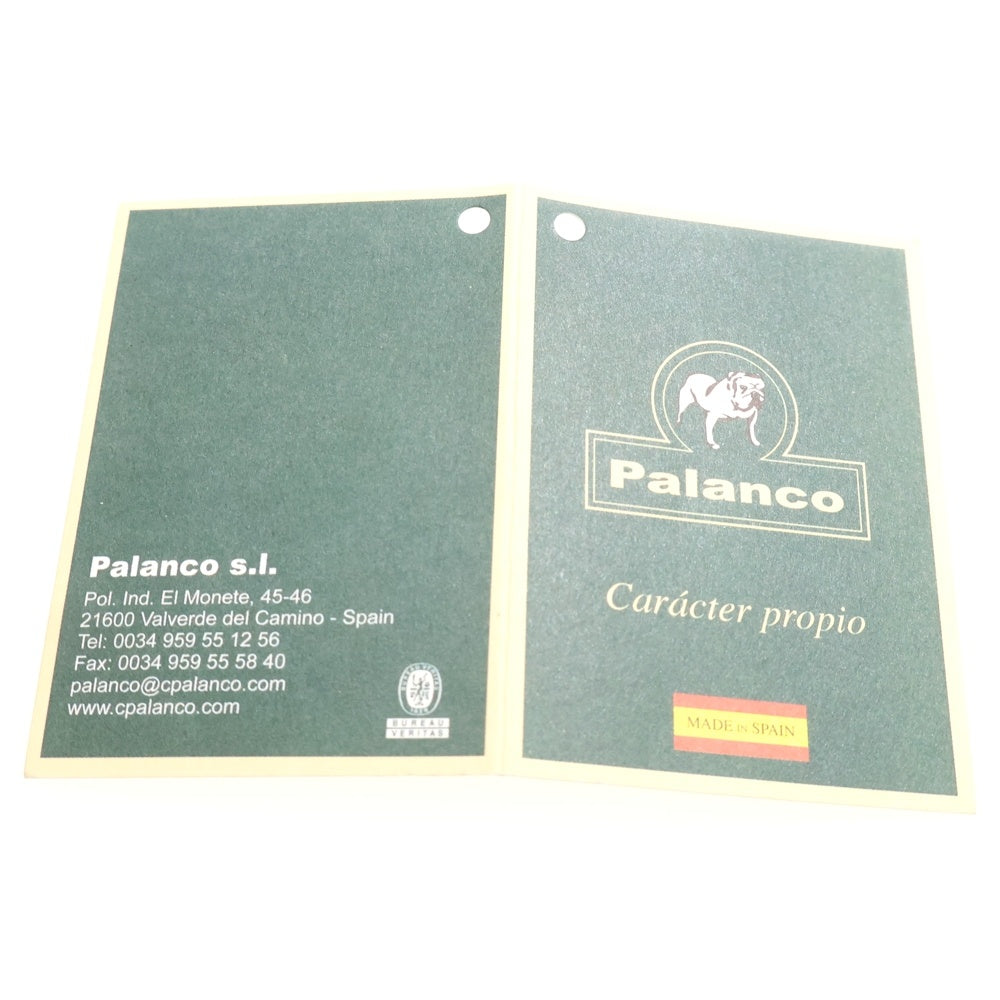 NO BRAND(ノーブランド) PALANCO (パランコ) ラウンドトゥ レザーショートブーツ ブラック