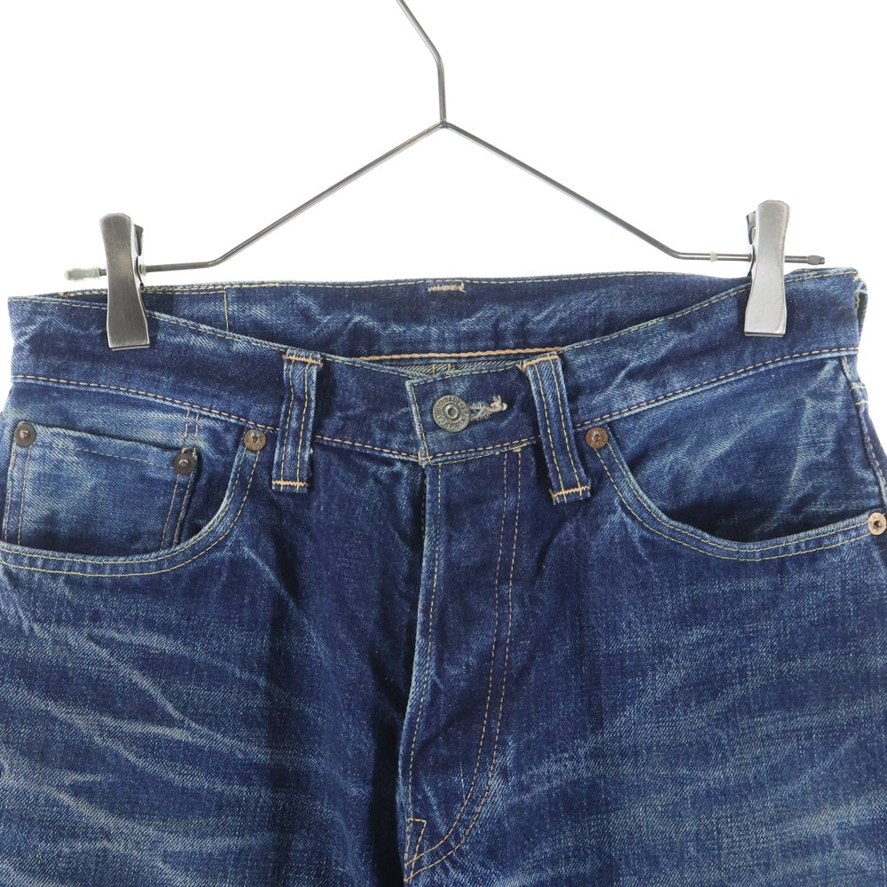 SUGAR CANE(シュガーケーン) ダメージ加工 ボタンフライ デニムパンツ ジーンズ インディゴ 901