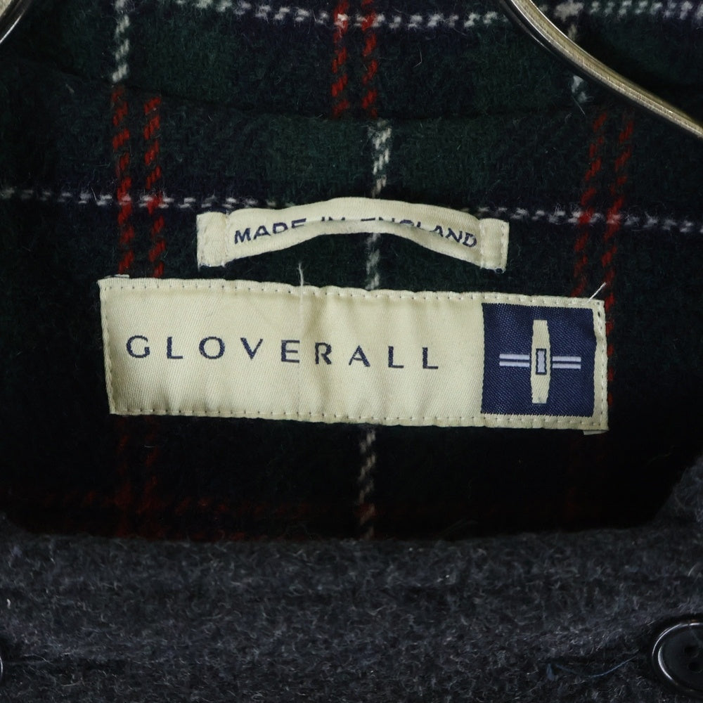 GLOVERALL(グローバーオール) ウールダッフルコート グレーブラック