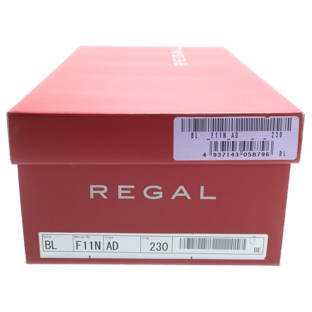 REGAL(リーガル) ポインテッドトゥ レザー コインローファー ブラック NC22C F11N レディース