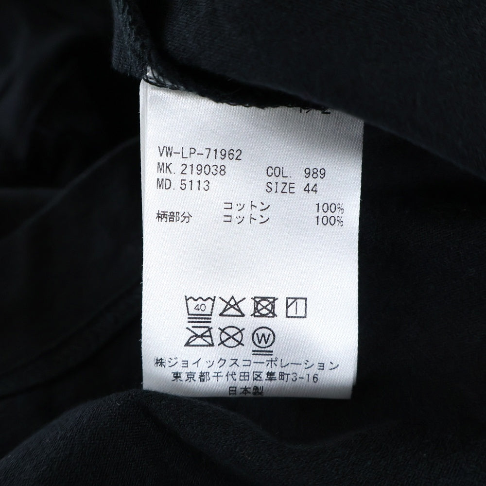 Vivienne Westwood(ヴィヴィアンウエストウッド) オーブ刺繍 クルーネック半袖Tシャツ カットソー ブラック 219038 5113
