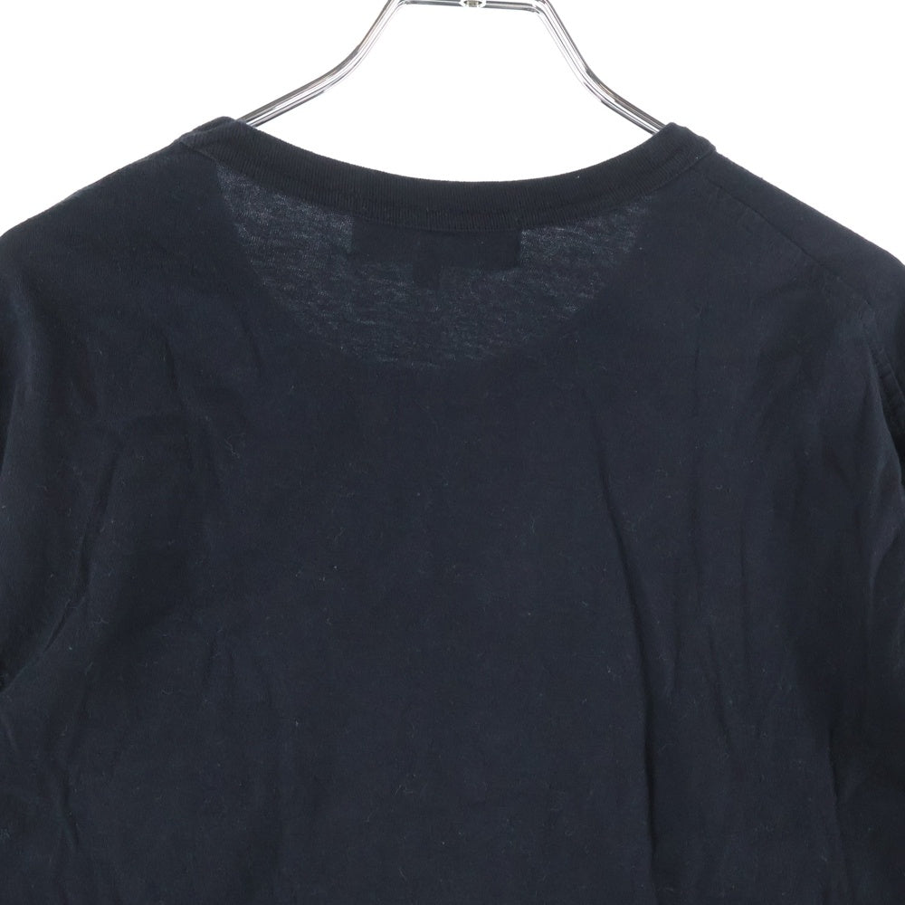 BLACK MARKET COMME des GARCONS(ブラックマーケット コムデギャルソン) 21AW AD2021 ロゴプリント クルーネック長袖Tシャツ カットソー OH-T115