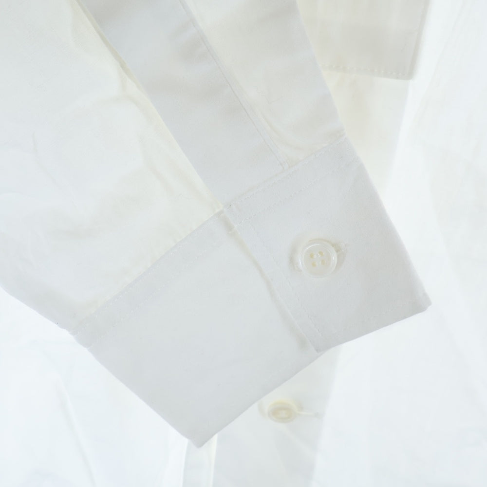 Ground Y(グラウンドワイ) BROADCLOTH DETACHABLE SLEEVE SHIRT ブロードクロス デタッチャブル ロングスリーブ コットンシャツ ホワイト GJ-B07-002