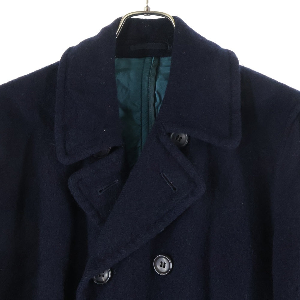 COMME des GARCONS HOMME(コムデギャルソンオム) 11AW AD2011 ウール ミドル丈 ピーコート ネイビー HH-J064