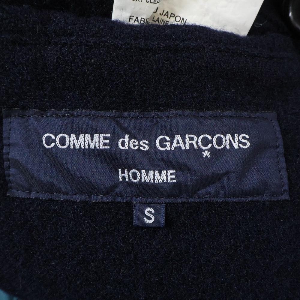 COMME des GARCONS HOMME(コムデギャルソンオム) 11AW AD2011 ウール ミドル丈 ピーコート ネイビー HH-J064