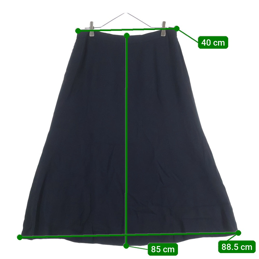 GIVENCHY(ジバンシィ) GLAMOUR トリアセテレーヨン ロングスカート ブラック レディース 429216-18