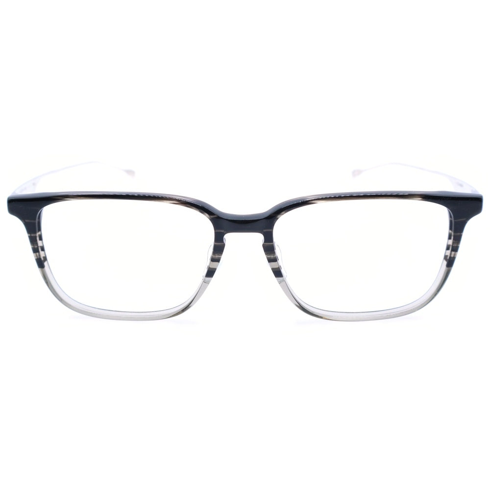 999.9(フォーナインズ) Titanium Glasses メタルテンプル 眼鏡 メガネ ブラック/シルバー APM-09